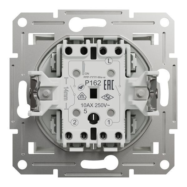 Вимикач 2-клавішний без рамки білий Asfora Schneider Electric EPH0370121 EPH0370121 фото