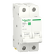 Автоматичний вимикач Resi9 2 полюси 6А C 6kA Schneider Electric R9F12206 R9F12206 фото 1