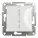 Вимикач 2-клавішний без рамки білий Asfora Schneider Electric EPH0370121 EPH0370121 фото 2
