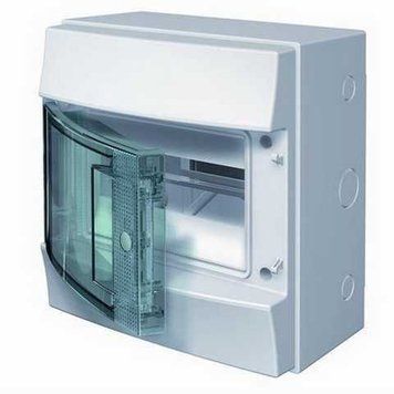 Щит Mistral IP65 зовнішній 8 модулів прозорі двері ABB 1SLM006501A1201 1SLM006501A1201 фото