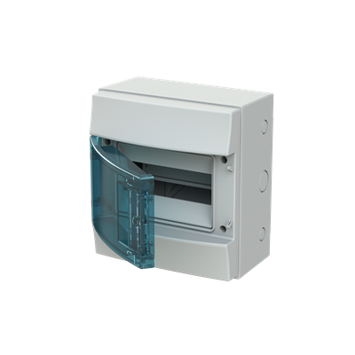 Щит Mistral IP65 зовнішній 8 модулів прозорі двері ABB 1SLM006501A1201 1SLM006501A1201 фото