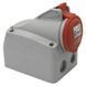 Розетка накладная 16A 3К+З 415В IP44 P17 Tempra Pro 555158 555158 фото 2
