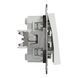 Перемикач 2-клавішний без рамки білий Asfora Schneider Electric EPH0670121 EPH0670121 фото 3