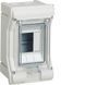 Щит навесной 3 модуля прозрачная дверь IP65 Hager VECTOR VE103D VE103D фото 1