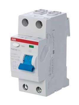 УЗО F202AC-63/0,03 2 полюса 63A 30mA тип AC 10kA ABB 2CSF202001R1630 2CSF202001R1630 фото