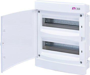 Щит 24 модулі ECM24PO внутрішній білі двері ETI 1101016 1101016 фото