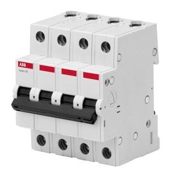 Автоматичний вимикач 4 полюси 32А C 4.5кА ABB BMS414C32 2CDS644041R0324 фото