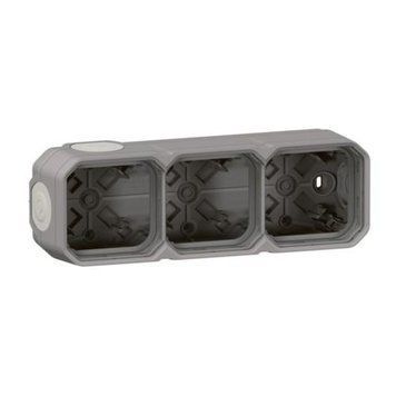 Коробка накладная 3-постовая серая IP55 Plexo Legrand 069680L 069680L фото