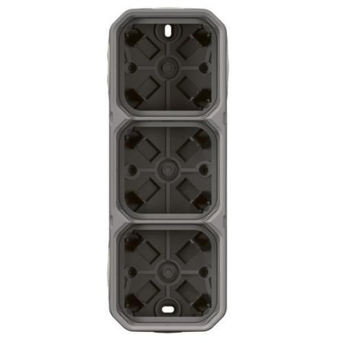 Коробка накладна 3-постова сіра IP55 Plexo Legrand 069680L 069680L фото