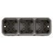 Коробка накладна 3-постова сіра IP55 Plexo Legrand 069680L 069680L фото 3