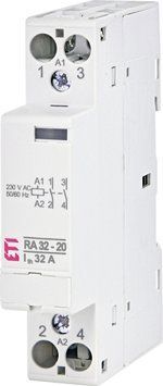 Контактор модульний RA 32-20 230V AC ETI 2464075 2464075 фото
