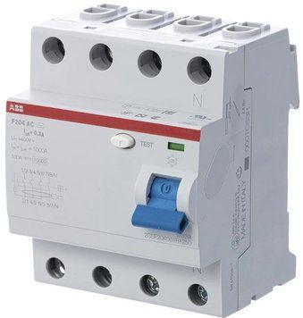УЗО F204AC-40/0,03 4 полюса 40A 30mA тип AC 10kA ABB 2CSF204001R1400 2CSF204001R1400 фото
