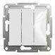 Выключатель 3-клавишный без рамки белый Asfora Schneider Electric EPH2170121 EPH2170121 фото 2