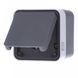 Розетка з заземленням накладна сіра IP55 W.1 Berker 47403515 47403515 фото 1