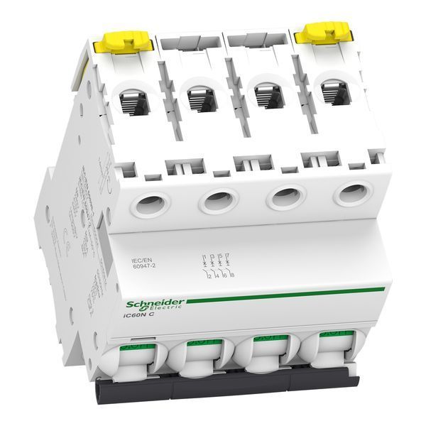 Автоматический выключатель Acti9 iC60N 4 полюса 63А C 6kA Schneider Electric A9F79463 A9F79463 фото