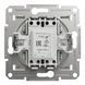 Перемикач 1-клавішний з підсвіткою без рамки білий Asfora Schneider Electric EPH1570121 EPH1570121 фото 5