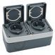 Розетка двойная с заземлением накладная серая IP55 W.1 Berker 47843515 47843515 фото 3