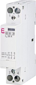 Контактор модульний RD 20-20 230V AC/DC ETI 2464004 2464004 фото