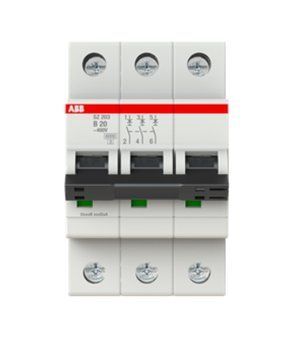 Автоматичний вимикач SZ203-B20 6кА ABB 2CDS253025R0205 2CDS253025R0205 фото