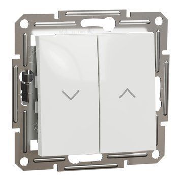 Вимикач для жалюзі без рамки білий Asfora Schneider Electric EPH1370121 EPH1370121 фото