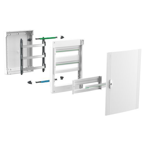 Щит 18 модулів навісний білі двері PrismaSeT XS Schneider Electric LVSXQ118 LVSXQ118 фото