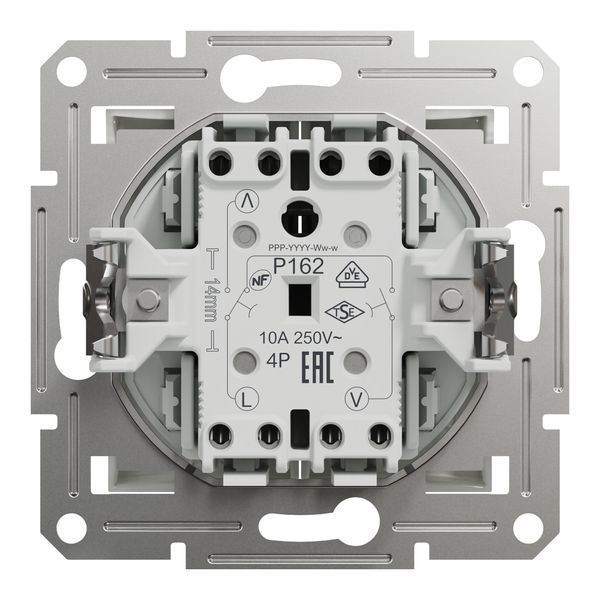 Вимикач для жалюзі без рамки білий Asfora Schneider Electric EPH1370121 EPH1370121 фото