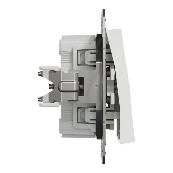 Вимикач для жалюзі без рамки білий Asfora Schneider Electric EPH1370121 EPH1370121 фото
