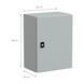 Шафа навісна CRN IP66 400Х300Х200 Schneider Electric NSYCRN43200P NSYCRN43200P фото 2