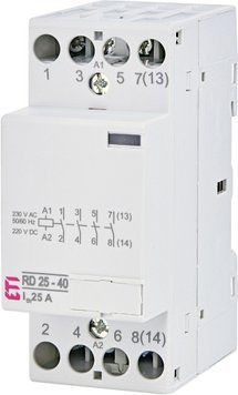 Контактор модульний RD 25-40 230V AC/DC ETI 2464010 2464010 фото