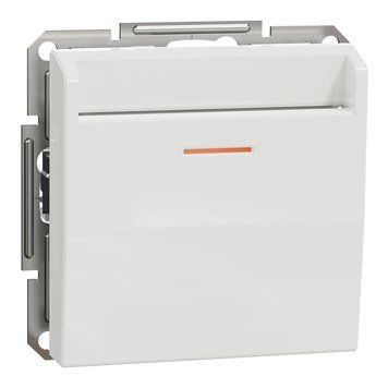 Вимикач картковий механічний без рамки білий Asfora Schneider Electric EPH6270121 EPH6270121 фото