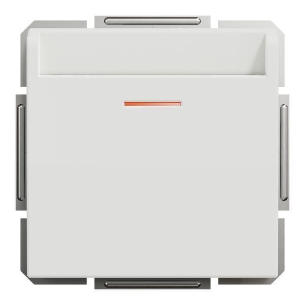Вимикач картковий механічний без рамки білий Asfora Schneider Electric EPH6270121 EPH6270121 фото