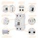 Диф. автоматический выключатель KZS-4M 3p+N C 20/0,03 тип AC (6kA) ETI 2174025 2174025 фото 2