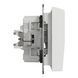 Вимикач картковий механічний без рамки білий Asfora Schneider Electric EPH6270121 EPH6270121 фото 3