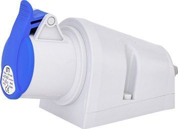 Розетка настінна EZ-1632 16A, 230V, 2P+PE IP44 ETI 4482034 4482034 фото
