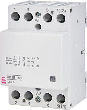 Контактор модульний RD 63-40 230V AC/DC ETI 2464026 2464026 фото
