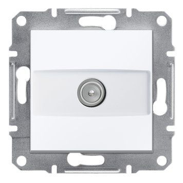 TV розетка кінцева без рамки біла Asfora Schneider Electric EPH3270121 EPH3270121 фото