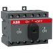 OT25F3C Переключатель нагрузки I-0-II, 3 полюса 25А, ABB 1SCA104863R1001 1SCA104863R1001 фото 2