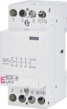 Контактор модульний RD 25-40 24V AC/DC ETI 2464011 2464011 фото