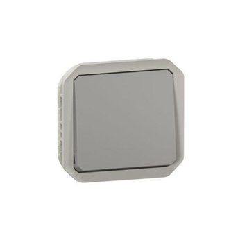 Перемикач 1-клавішний механізм сірий IP55 Plexo Legrand 069511L 069511L фото