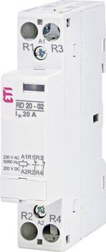 Контактор модульний RD 20-02 230V AC/DC ETI 2464008 2464008 фото