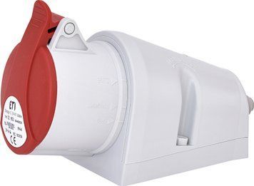 Розетка настінна EZ-1653 16A, 400V, 3P+N+PE IP44 ETI 4482036 4482036 фото