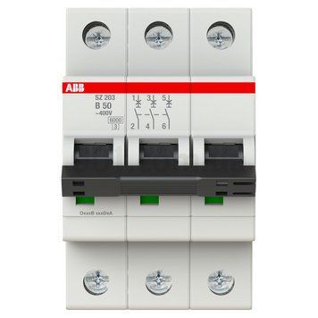 Автоматичний вимикач SZ203-B50 6кА ABB 2CDS253025R0505 2CDS253025R0505 фото