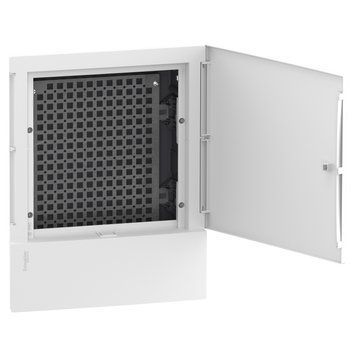 Щит Resi9 MP мультимедійний 2 ряди врізний білі двері Schneider Electric MIP212FU MIP212FU фото