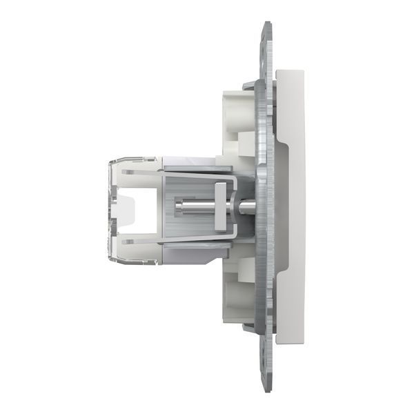 Розетка RJ45 Cat 5e UTP без рамки белая Asfora Schneider Electric EPH4370121 EPH4370121 фото
