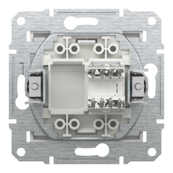 Розетка RJ45 Cat 5e UTP без рамки белая Asfora Schneider Electric EPH4370121 EPH4370121 фото