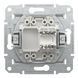 Розетка RJ45 Cat 5e UTP без рамки белая Asfora Schneider Electric EPH4370121 EPH4370121 фото 5