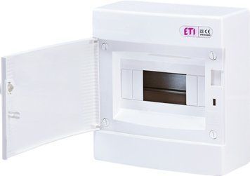Щит 8 модулів ECT8PO зовнішній білі двері ETI 1101005 1101005 фото