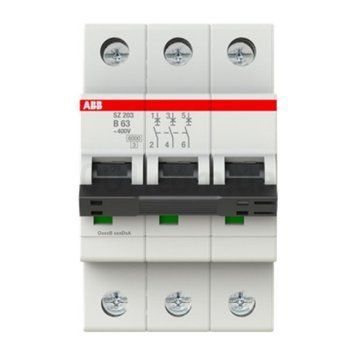 Автоматичний вимикач SZ203-B63 6кА ABB 2CDS253025R0635 2CDS253025R0635 фото