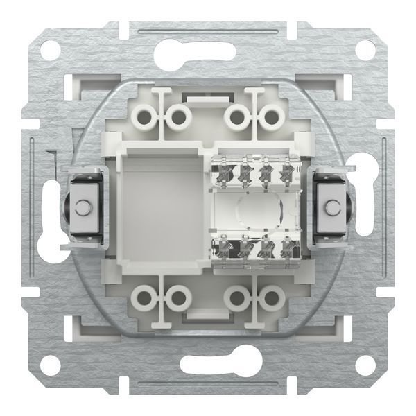 Розетка RJ45 Cat 6 UTP без рамки біла Asfora Schneider Electric EPH4770121 EPH4770121 фото