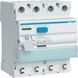 Устройство защитного отключения 4 полюса 63A 30mA тип A 6kA QuickConnect Hager CDS463D CDS463D фото 1